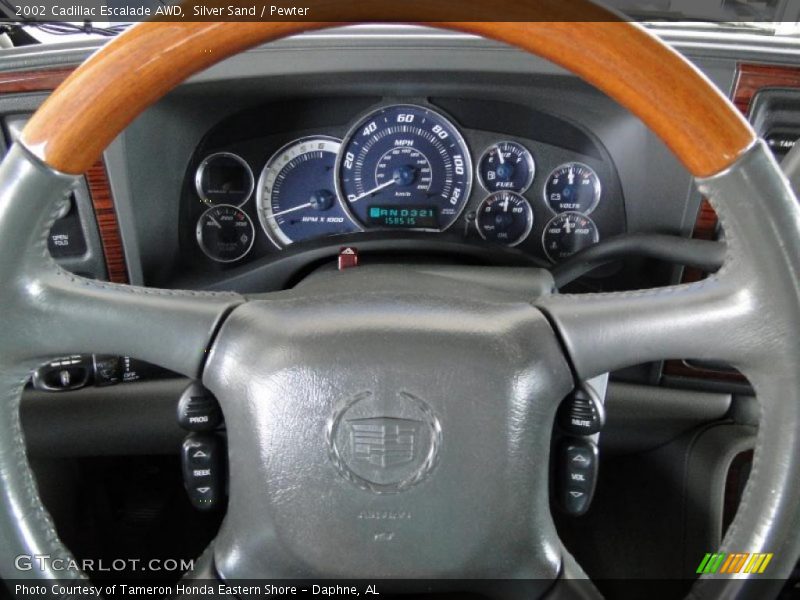 Silver Sand / Pewter 2002 Cadillac Escalade AWD