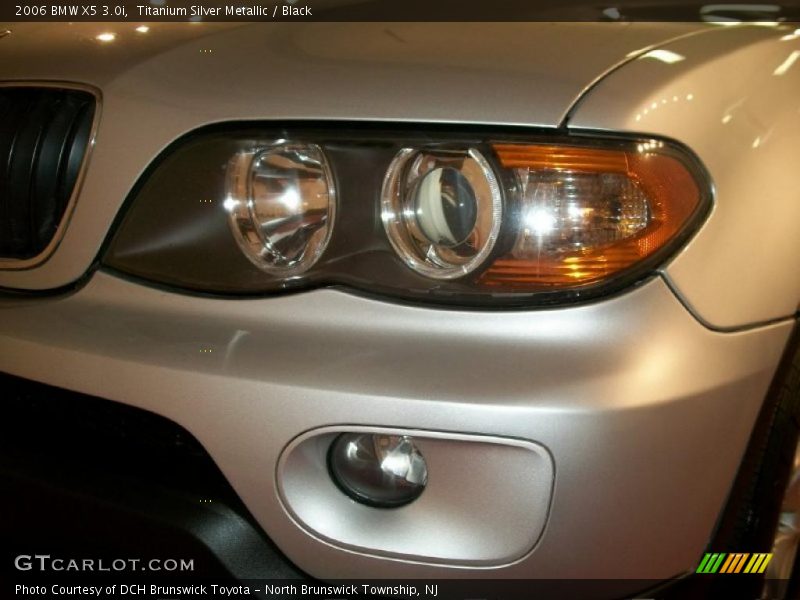 Titanium Silver Metallic / Black 2006 BMW X5 3.0i