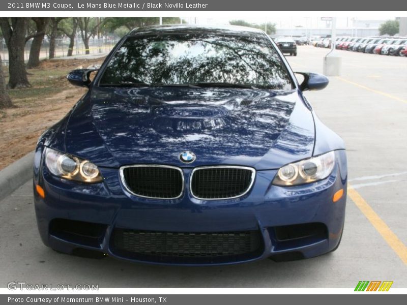 Le Mans Blue Metallic / Black Novillo Leather 2011 BMW M3 Coupe