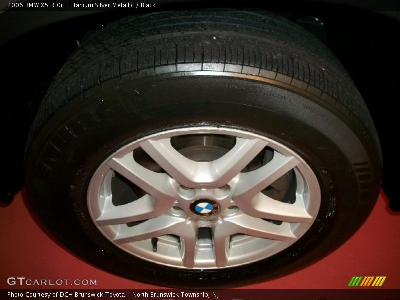 Titanium Silver Metallic / Black 2006 BMW X5 3.0i