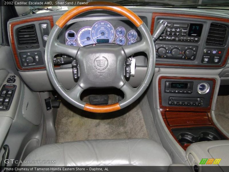 Silver Sand / Pewter 2002 Cadillac Escalade AWD
