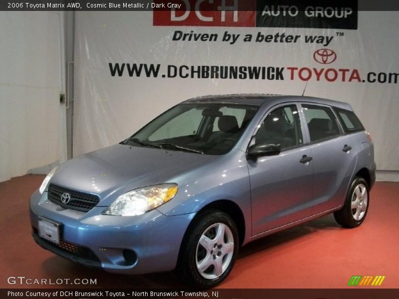 Cosmic Blue Metallic / Dark Gray 2006 Toyota Matrix AWD
