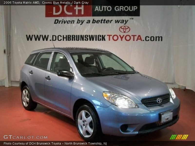 Cosmic Blue Metallic / Dark Gray 2006 Toyota Matrix AWD