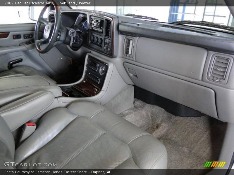 Silver Sand / Pewter 2002 Cadillac Escalade AWD