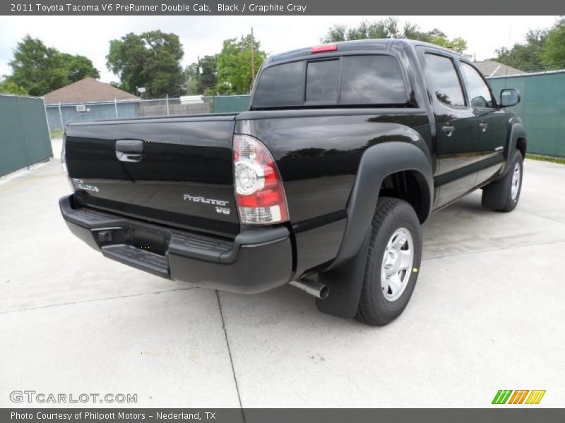 Black / Graphite Gray 2011 Toyota Tacoma V6 PreRunner Double Cab