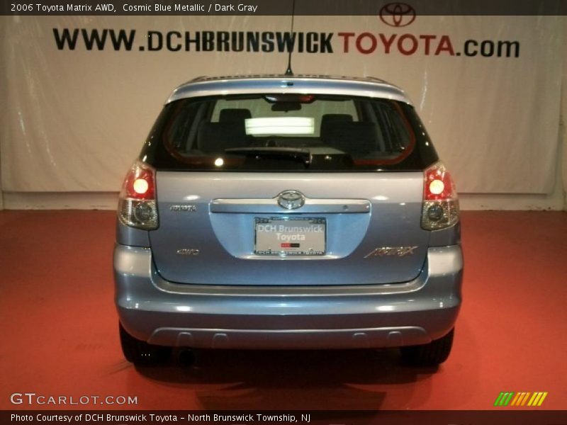Cosmic Blue Metallic / Dark Gray 2006 Toyota Matrix AWD