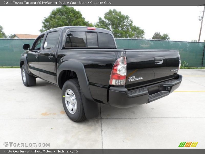 Black / Graphite Gray 2011 Toyota Tacoma V6 PreRunner Double Cab