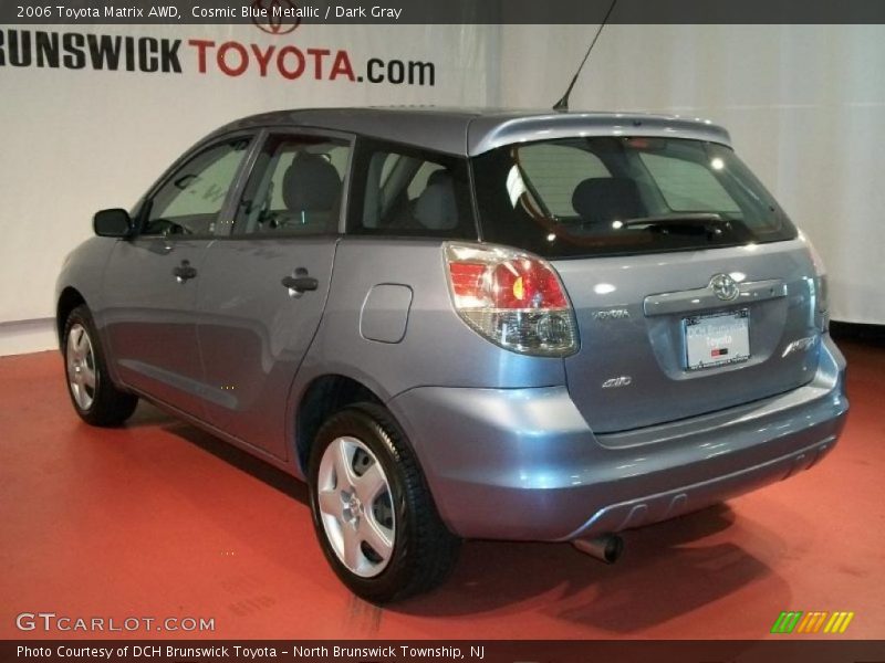 Cosmic Blue Metallic / Dark Gray 2006 Toyota Matrix AWD