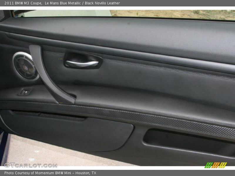 Le Mans Blue Metallic / Black Novillo Leather 2011 BMW M3 Coupe