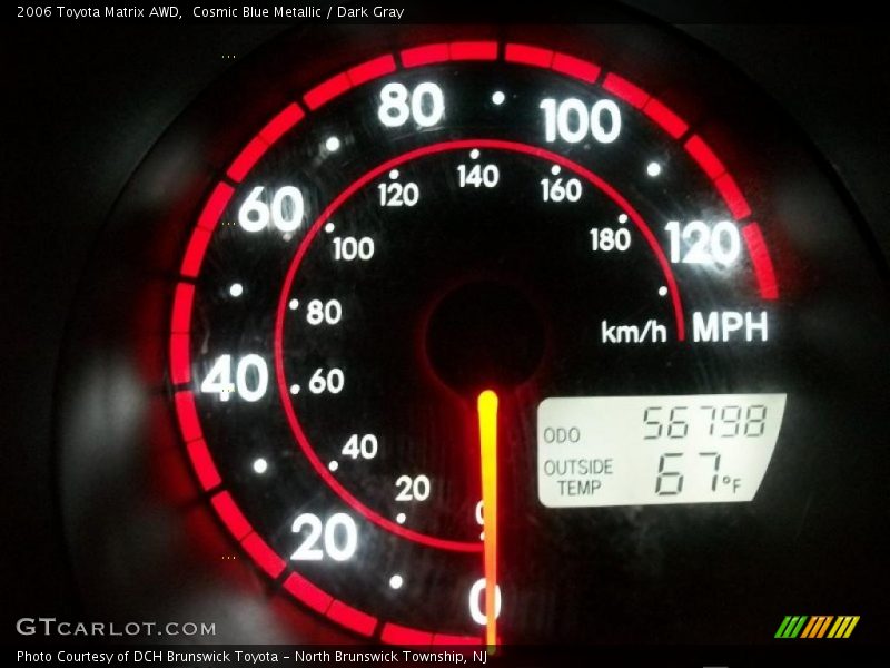Cosmic Blue Metallic / Dark Gray 2006 Toyota Matrix AWD