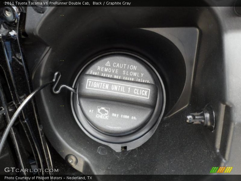 Black / Graphite Gray 2011 Toyota Tacoma V6 PreRunner Double Cab
