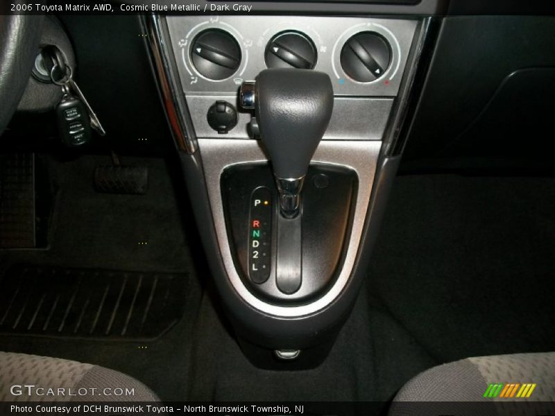 Cosmic Blue Metallic / Dark Gray 2006 Toyota Matrix AWD