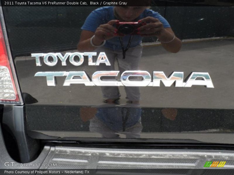 Black / Graphite Gray 2011 Toyota Tacoma V6 PreRunner Double Cab
