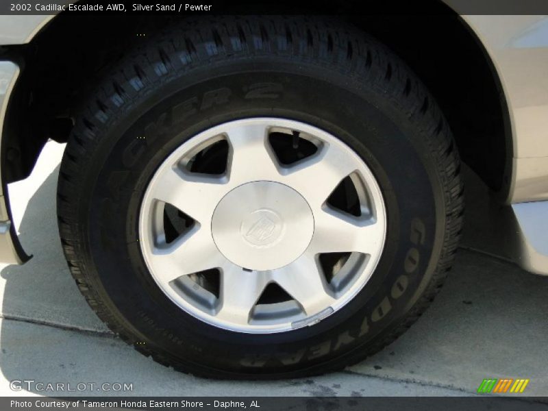 Silver Sand / Pewter 2002 Cadillac Escalade AWD