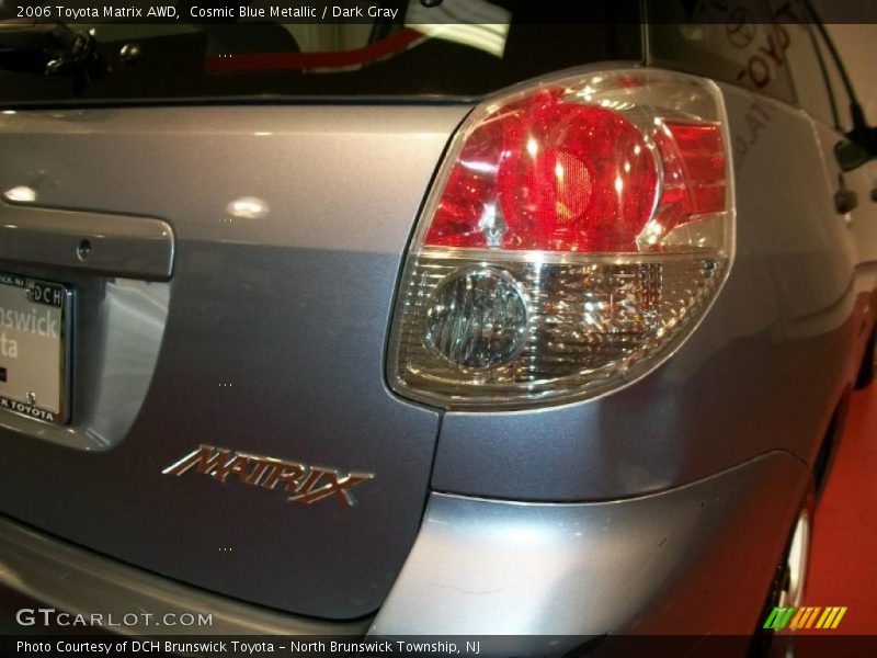 Cosmic Blue Metallic / Dark Gray 2006 Toyota Matrix AWD