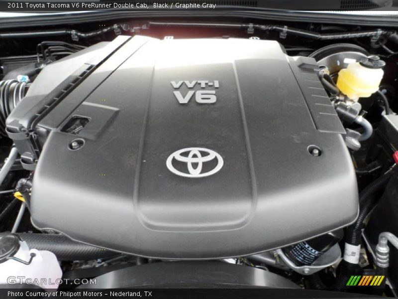 Black / Graphite Gray 2011 Toyota Tacoma V6 PreRunner Double Cab