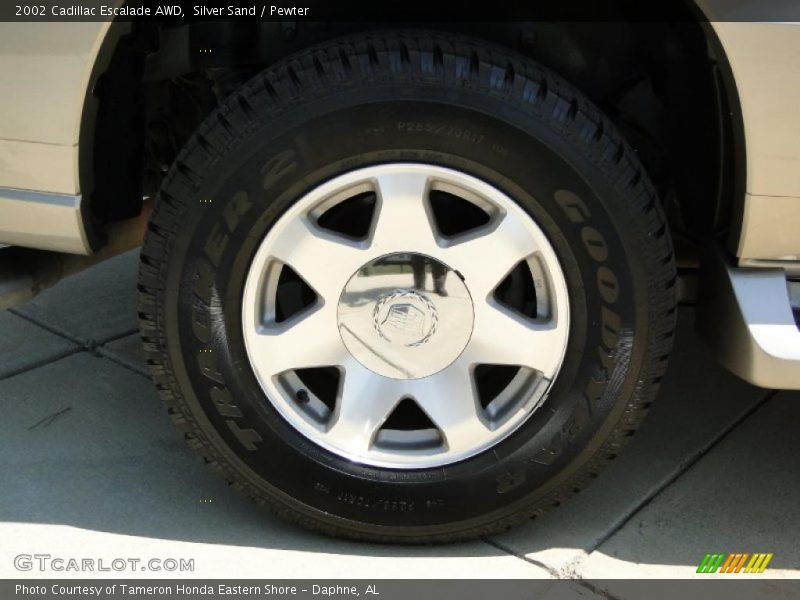 Silver Sand / Pewter 2002 Cadillac Escalade AWD
