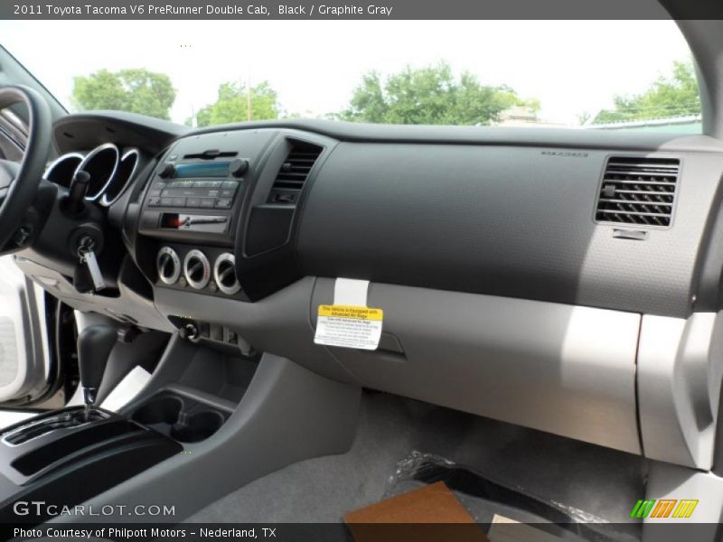 Black / Graphite Gray 2011 Toyota Tacoma V6 PreRunner Double Cab