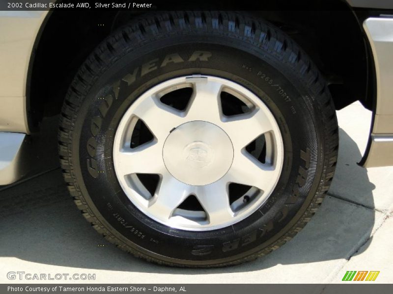 Silver Sand / Pewter 2002 Cadillac Escalade AWD