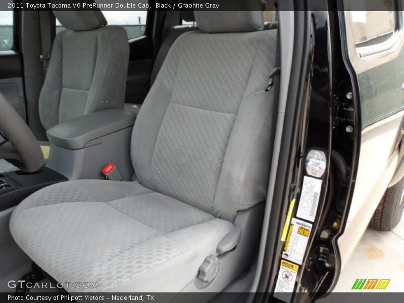 Black / Graphite Gray 2011 Toyota Tacoma V6 PreRunner Double Cab