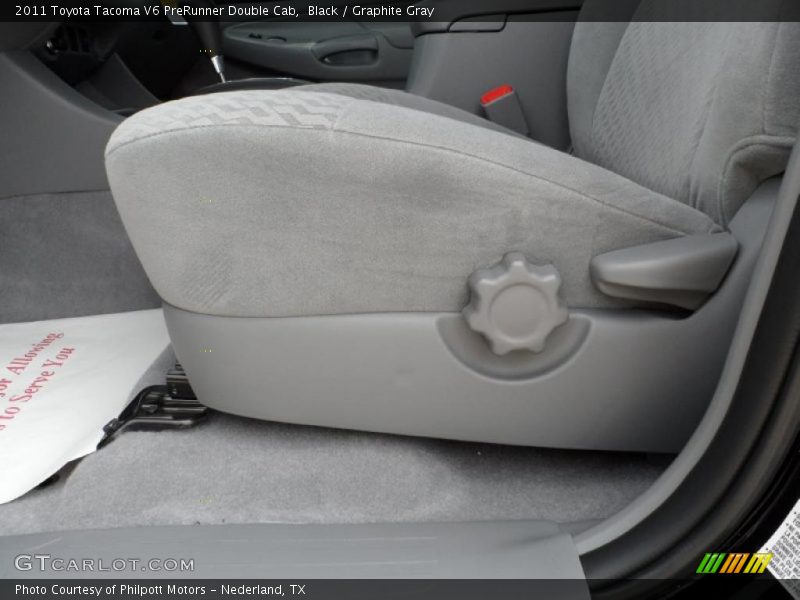 Black / Graphite Gray 2011 Toyota Tacoma V6 PreRunner Double Cab