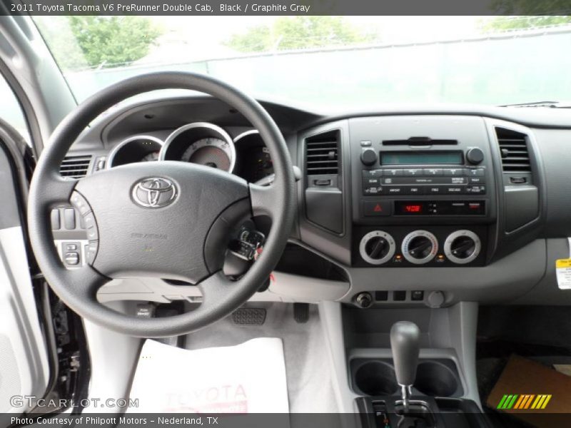 Black / Graphite Gray 2011 Toyota Tacoma V6 PreRunner Double Cab