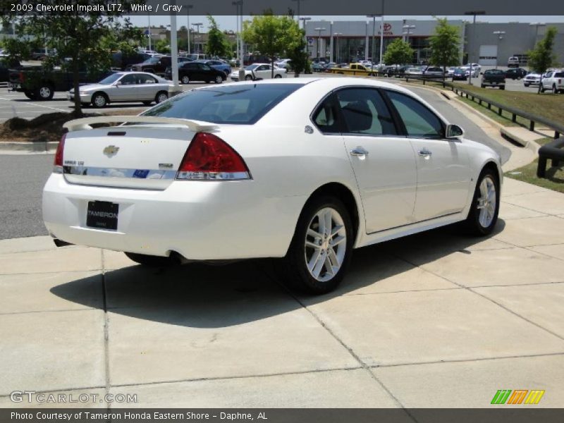 White / Gray 2009 Chevrolet Impala LTZ