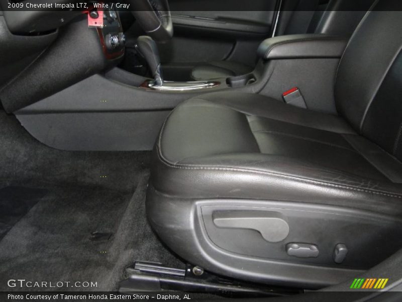 White / Gray 2009 Chevrolet Impala LTZ