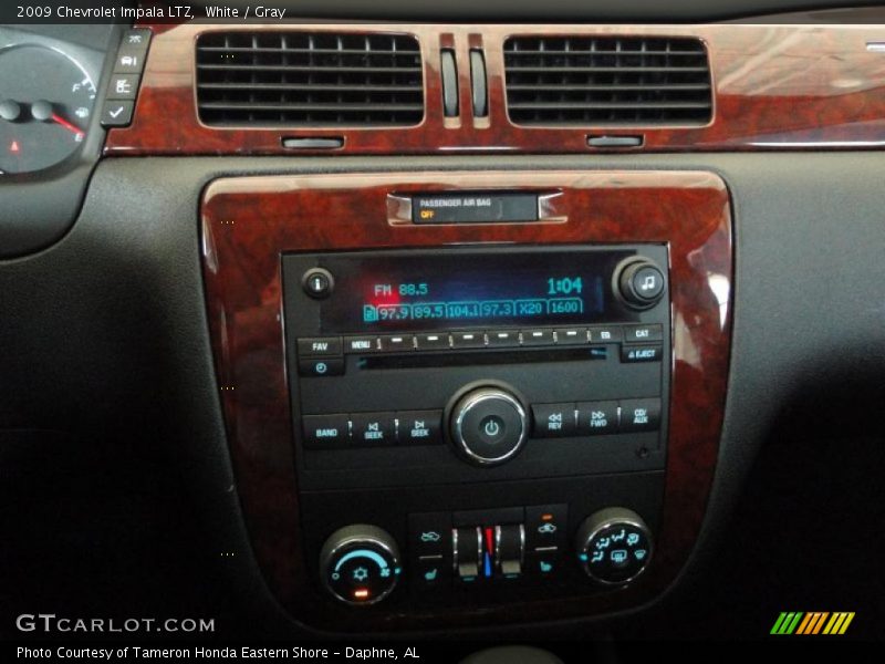 White / Gray 2009 Chevrolet Impala LTZ