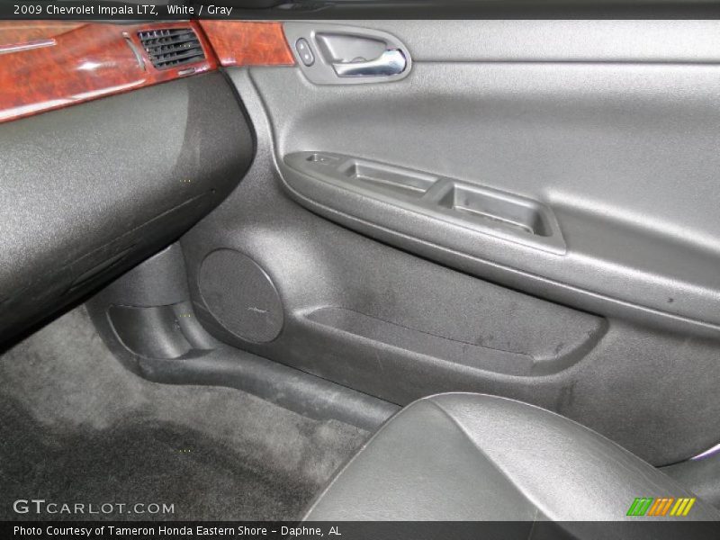 White / Gray 2009 Chevrolet Impala LTZ
