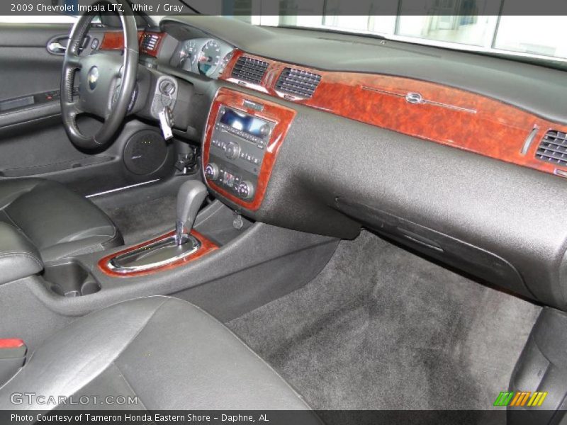 White / Gray 2009 Chevrolet Impala LTZ