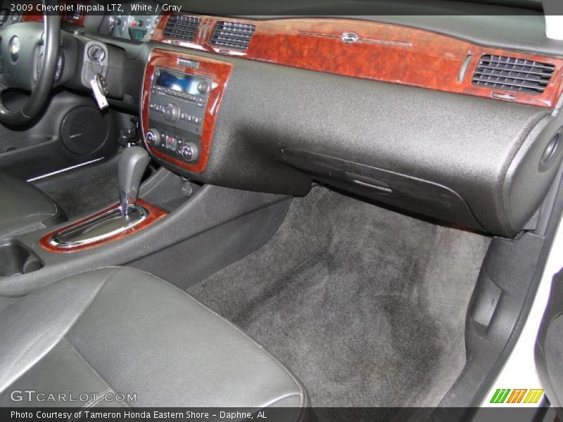 White / Gray 2009 Chevrolet Impala LTZ