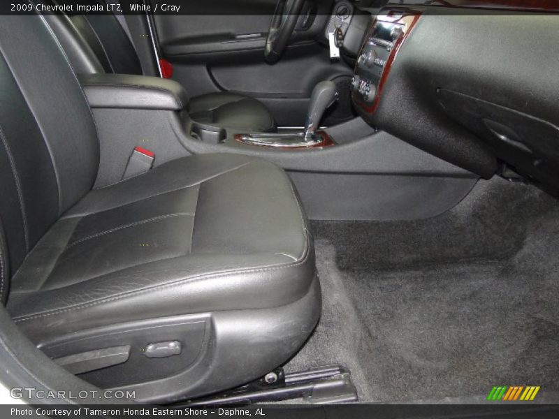 White / Gray 2009 Chevrolet Impala LTZ
