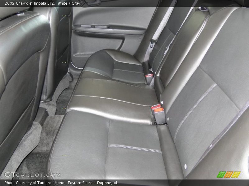 White / Gray 2009 Chevrolet Impala LTZ