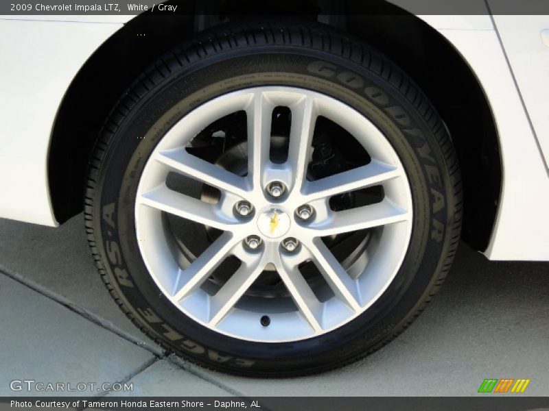 White / Gray 2009 Chevrolet Impala LTZ