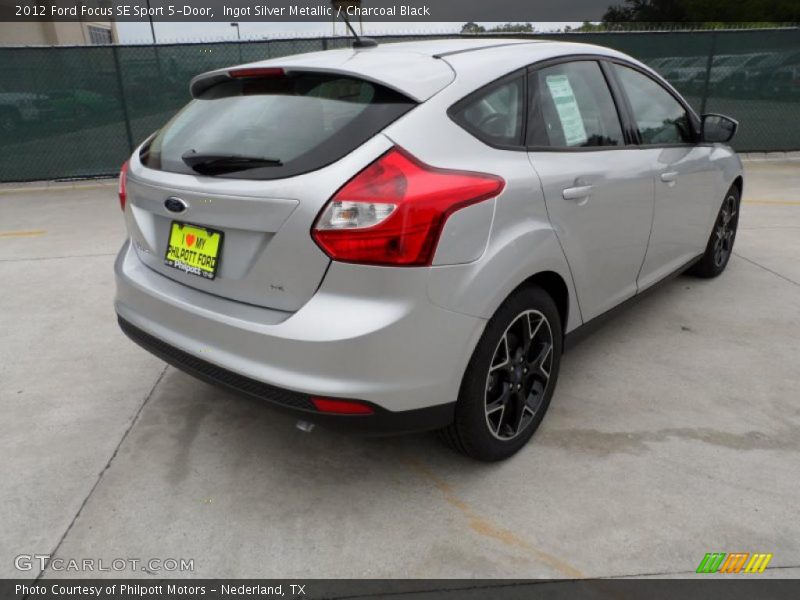 Ingot Silver Metallic / Charcoal Black 2012 Ford Focus SE Sport 5-Door