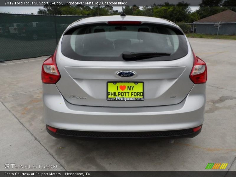 Ingot Silver Metallic / Charcoal Black 2012 Ford Focus SE Sport 5-Door