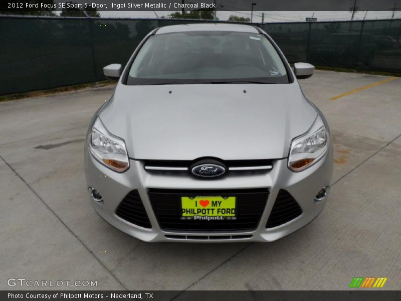 Ingot Silver Metallic / Charcoal Black 2012 Ford Focus SE Sport 5-Door