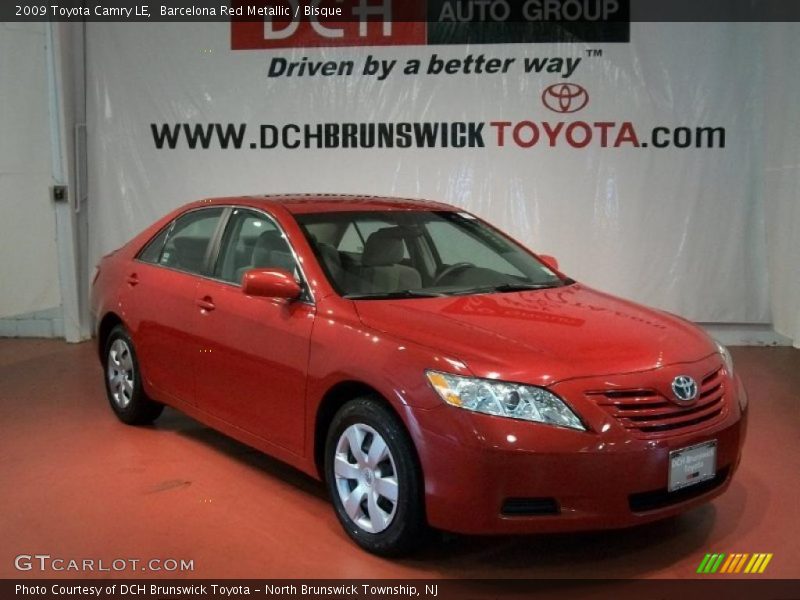 Barcelona Red Metallic / Bisque 2009 Toyota Camry LE