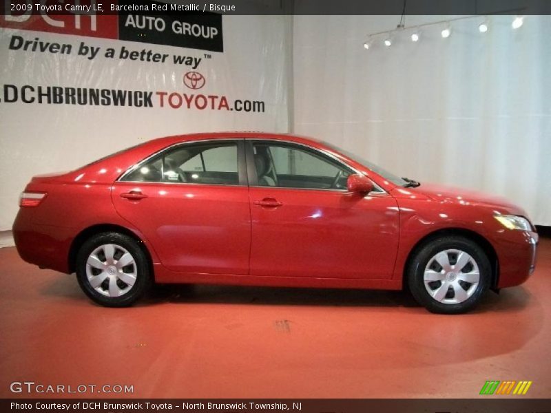 Barcelona Red Metallic / Bisque 2009 Toyota Camry LE