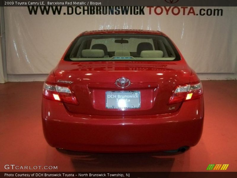 Barcelona Red Metallic / Bisque 2009 Toyota Camry LE