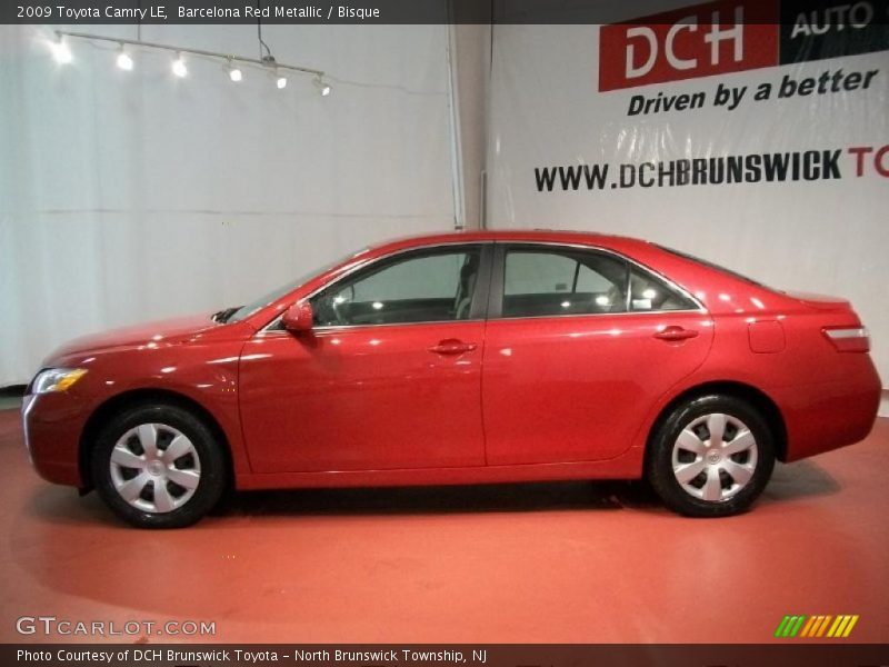 Barcelona Red Metallic / Bisque 2009 Toyota Camry LE