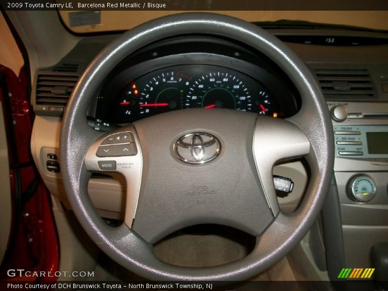 Barcelona Red Metallic / Bisque 2009 Toyota Camry LE
