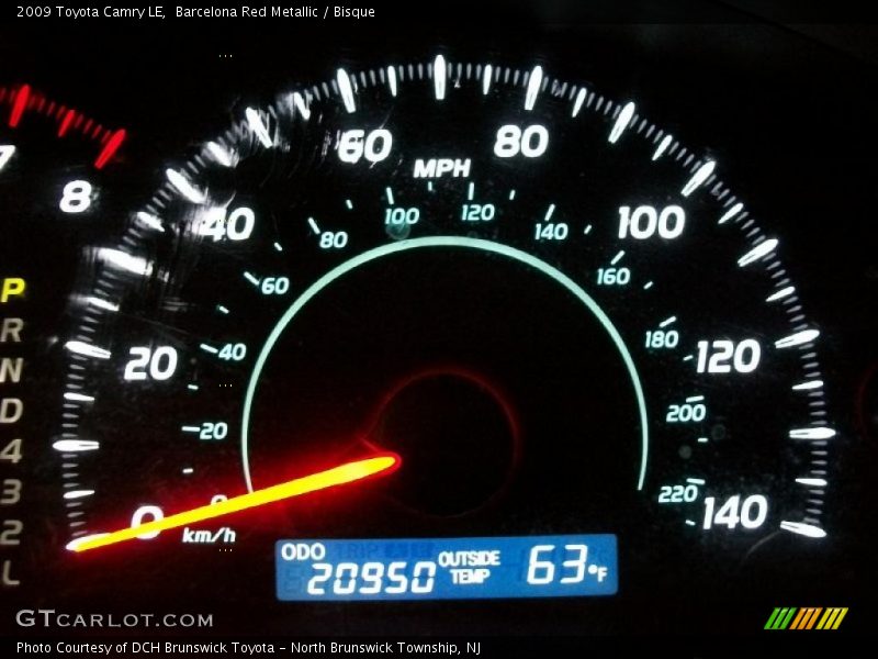 Barcelona Red Metallic / Bisque 2009 Toyota Camry LE