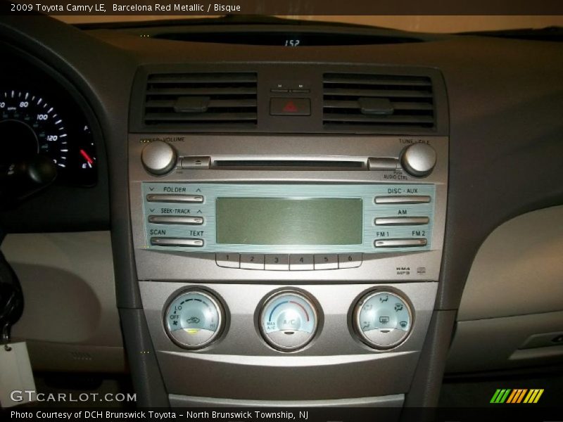 Barcelona Red Metallic / Bisque 2009 Toyota Camry LE