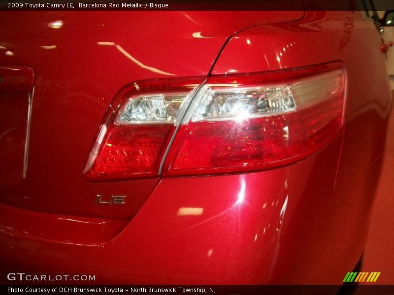 Barcelona Red Metallic / Bisque 2009 Toyota Camry LE