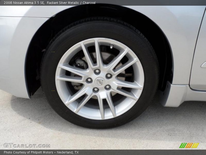 Radiant Silver Metallic / Charcoal 2008 Nissan Altima 3.5 SE