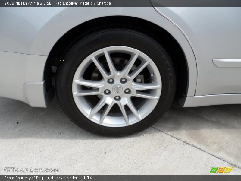 Radiant Silver Metallic / Charcoal 2008 Nissan Altima 3.5 SE