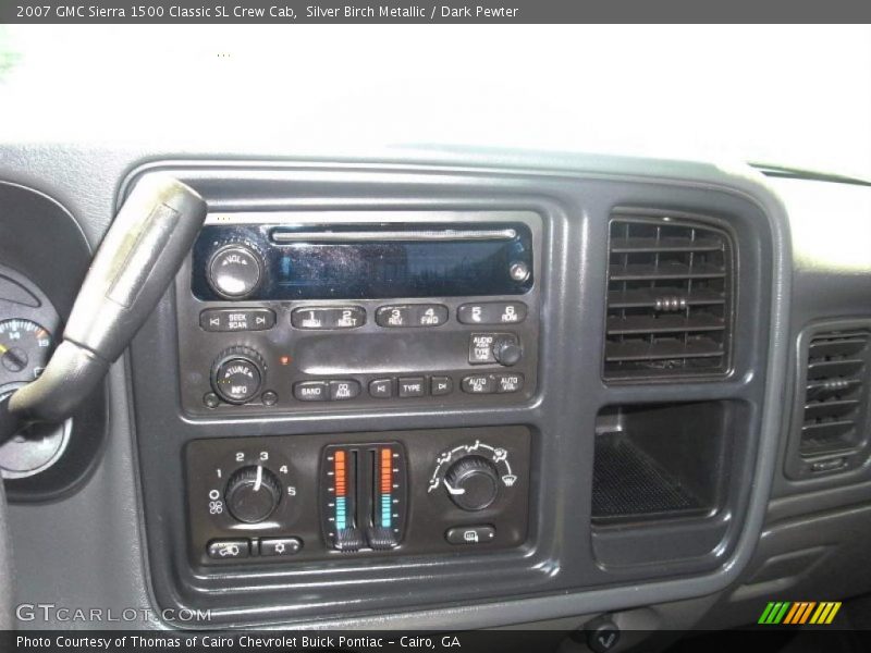 Silver Birch Metallic / Dark Pewter 2007 GMC Sierra 1500 Classic SL Crew Cab