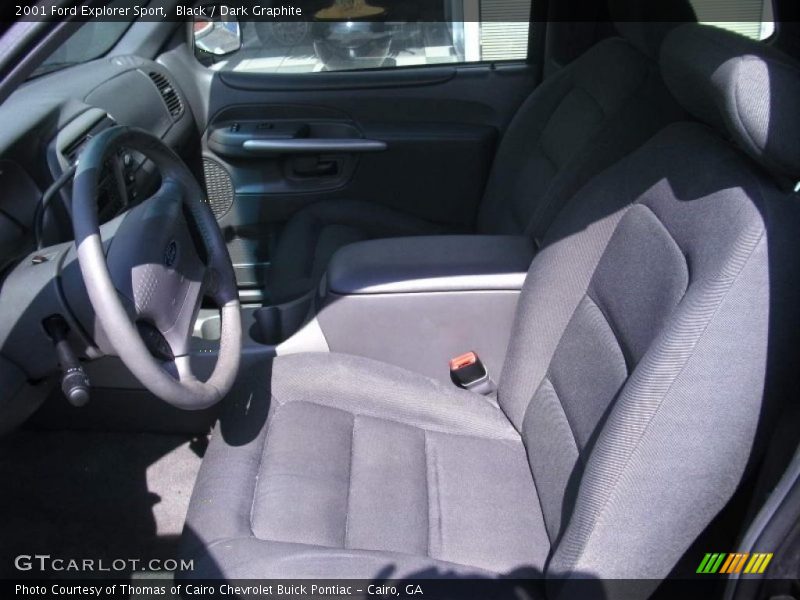 Black / Dark Graphite 2001 Ford Explorer Sport